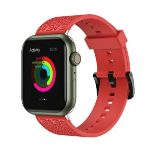 Apyrankė laikrodžiui Apple Watch 7 / SE (41/40 / 38mm) raudonos spalvos - Image 4