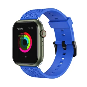 Apyrankė laikrodžiui Apple Watch 7 / SE (41/40 / 38mm) mėlynos spalvos - Image 4