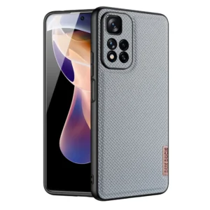 Dux Ducis Fino nylon covered Xiaomi Redmi Note 11 Pro+ 5G (China) / 11 Pro 5G (China) / Mi11i HyperCharge / Poco X4 NFC 5G dėklas telefonui mėlynos spalvos
