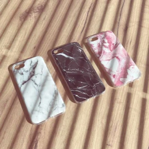 Wozinsky Marble TPU gel marble Samsung Galaxy A03s (166.5) dėklas telefonui baltos spalvos - Image 3