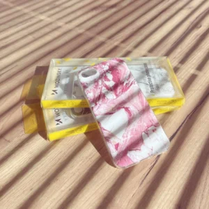 Wozinsky Marble TPU gel marble Samsung Galaxy A03s (166.5) dėklas telefonui rožinės spalvos - Image 3