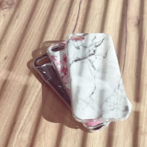 Wozinsky Marble TPU gel marble Samsung Galaxy A03s (166.5) dėklas telefonui rožinės spalvos - Image 4
