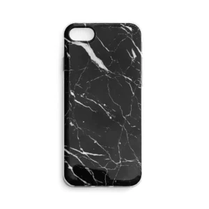 Wozinsky Marble TPU gel marble Samsung Galaxy A73 dėklas telefonui juodos spalvos