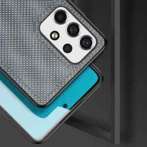 Dux Ducis Fino is made of nylon material Samsung Galaxy A73 dėklas telefonui mėlynos spalvos - Image 4