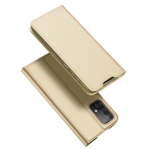 Dux Ducis Skin Pro Holster Flip Samsung Galaxy A73 dėklas telefonui aukso spalvos