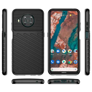 Thunder flexible armored Nokia X100 dėklas telefonui juodos spalvos - Image 7