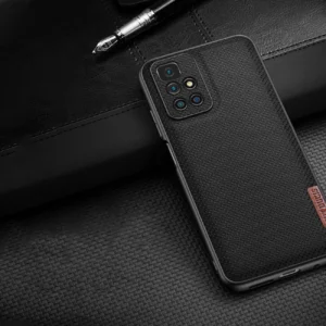 Dux Ducis Fino covered with nylon material Xiaomi Redmi 10 dėklas telefonui mėlynos spalvos - Image 3