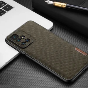 Dux Ducis Fino covered with nylon material Xiaomi Redmi 10 dėklas telefonui mėlynos spalvos - Image 6