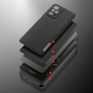 Dux Ducis Fino covered with nylon material Xiaomi Redmi 10 dėklas telefonui mėlynos spalvos - Image 8