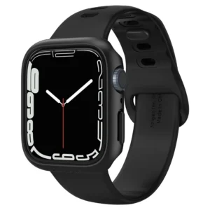 Spigen Thin Fit Apple Watch 7 (45mm) juodos spalvos - Image 1
