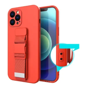 Rope silikoninis su dirželiu Samsung Galaxy A23 dėklas telefonui mėlynos spalvos - Image 7