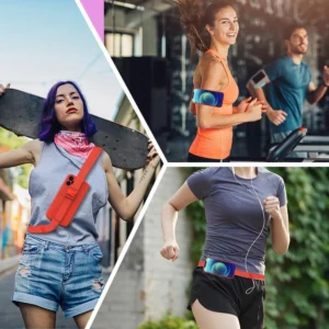 Rope silikoninis su dirželiu Samsung Galaxy A23 dėklas telefonui mėlynos spalvos - Image 9
