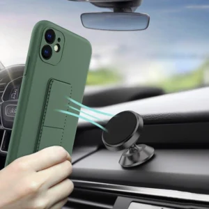Wozinsky Kickstand silikoninis su stoveliu Samsung Galaxy S22 Plus dėklas telefonui mėlynos spalvos - Image 5