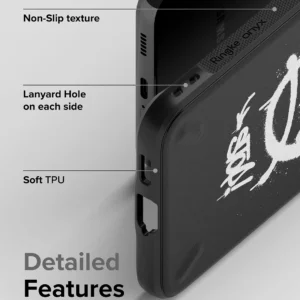 Ringke Onyx Design Durable TPU Samsung Galaxy S22 + (S22 Plus) dėklas telefonui juodos spalvos (Graffiti) () - Image 3