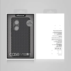Nillkin Textured durable reinforced gel frame and nylon back Honor 50 Pro dėklas telefonui juodos spalvos - Image 5