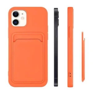 Card Silicone Wallet with Card Slot Documents Xiaomi Redmi Note 11 Pro+ 5G / 11 Pro (China) dėklas telefonui juodos spalvos - Image 3