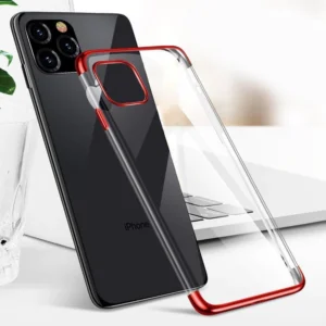 Clear Color Gel TPU with a metallic frame Xiaomi Redmi Note 11S / Note 11 dėklas telefonui mėlynos spalvos - Image 7
