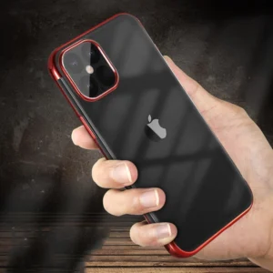 Clear Color Gel TPU with a metallic frame Xiaomi Redmi Note 11S / Note 11 dėklas telefonui mėlynos spalvos - Image 8