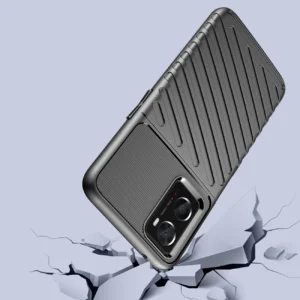 Thunder flexible armored Oppo A76 / Oppo A36 / Realme 9i dėklas telefonui juodos spalvos - Image 4