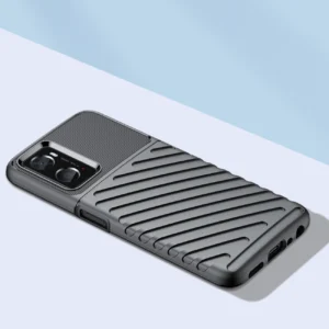 Thunder flexible armored Oppo A76 / Oppo A36 / Realme 9i dėklas telefonui juodos spalvos - Image 8