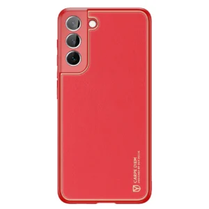 Dux Ducis Yolo elegant made of ecological leather Samsung Galaxy S22 + (S22 Plus) dėklas telefonui raudonos spalvos