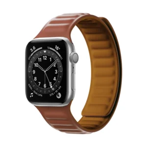 Magnetic apyrankė laikrodžiui Apple Watch 6/5/4/3/2 / SE (44mm / 42mm) rudos spalvos - Image 1