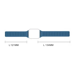 Magnetic apyrankė laikrodžiui Apple Watch 7/8/9 41mm Magnetic Wristband Bracelet Bracelet raudonos spalvos - Image 5