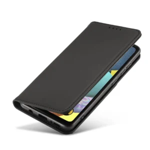 Magnet Card dėklas telefonui Samsung Galaxy A12 5G Pouch Wallet Card Holder juodos spalvos - Image 8