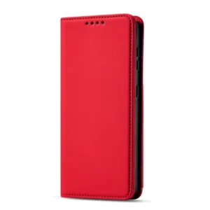 Magnet Card dėklas telefonui Samsung Galaxy S22 + (S22 Plus) Pouch Wallet Card Holder raudonos spalvos - Image 7