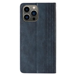 Magnet Strap dėklas telefonui Apple iPhone 12 Pro Pouch Wallet + Mini Lanyard Pendant mėlynos spalvos - Image 6