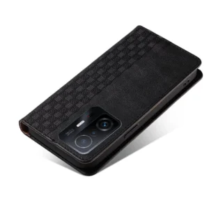 Magnet Strap dėklas telefonui Samsung Galaxy A13 5G Pouch Wallet + Mini Lanyard Pendant juodos spalvos - Image 4