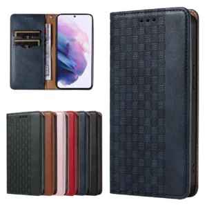Magnet Strap dėklas telefonui Samsung Galaxy S22 + (S22 Plus) Pouch Wallet + Mini Lanyard Pendant mėlynos spalvos - Image 3