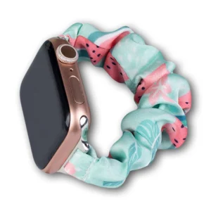 Apyrankė laikrodžiui Apple Watch 7/6/5/4/3/2 / SE (45/44 / 42mm) strap bracelet bracelet on elastic watermelon