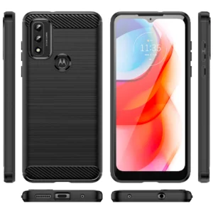 Carbon Flexible Sleeve Motorola Moto G Play 2022 dėklas telefonui juodos spalvos - Image 7