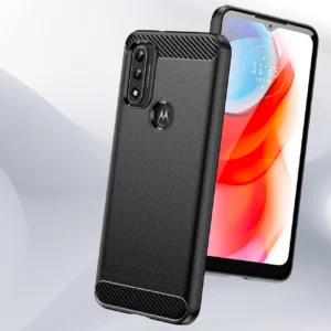 Carbon Flexible Sleeve Motorola Moto G Play 2022 dėklas telefonui juodos spalvos - Image 8
