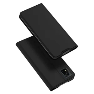 Dux Ducis Skin Pro atverčiamas Vivo Y01 / Y15s / Y15a dėklas telefonui juodos spalvos