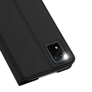 Dux Ducis Skin Pro atverčiamas Vivo Y01 / Y15s / Y15a dėklas telefonui juodos spalvos - Image 3