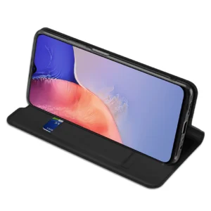 Dux Ducis Skin Pro atverčiamas Vivo Y01 / Y15s / Y15a dėklas telefonui juodos spalvos - Image 7