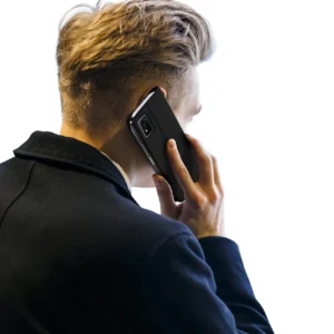 Dux Ducis Skin Pro atverčiamas Vivo Y01 / Y15s / Y15a dėklas telefonui juodos spalvos - Image 9