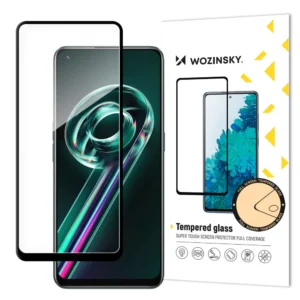 Wozinsky super tough full glue Apsauginis stiklas full screen with frame case friendly realme 9 pro + (9 pro plus) black