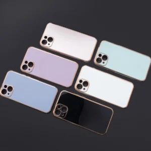 Lighting Color Xiaomi Redmi Note 11 gel with gold frame mint - Image 9