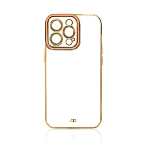 Fashion Samsung Galaxy A12 5G Gold Frame Gel Gold - Image 3