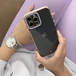 Fashion Samsung Galaxy A13 5G Gold Frame Gel dėklas telefonui baltos spalvos - Image 4