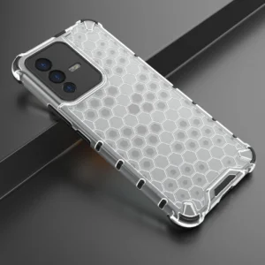 Honeycomb armored with a gel frame Vivo V23 5G dėklas telefonui skaidrus - Image 4