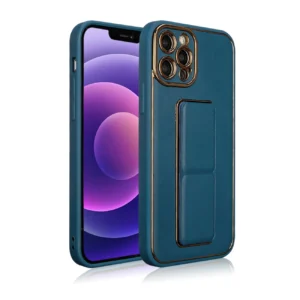 New Kickstand dėklas telefonui Apple iPhone 12 Pro su stoveliu mėlynos spalvos - Image 2