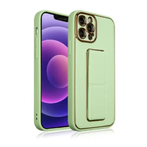 New Kickstand dėklas telefonui Apple iPhone 12 Pro su stoveliu žalios spalvos - Image 2