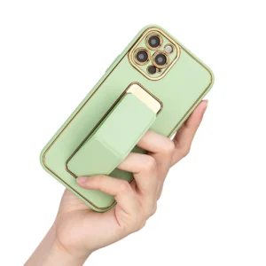 New Kickstand dėklas telefonui Apple iPhone 12 Pro su stoveliu žalios spalvos - Image 5