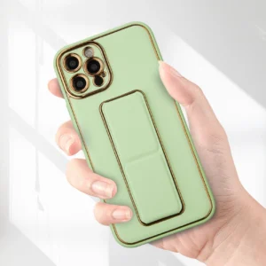New Kickstand dėklas telefonui Apple iPhone 12 Pro su stoveliu violetinės saplvos - Image 6
