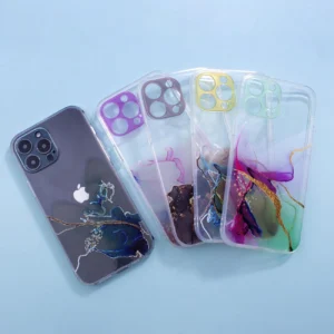 Marble Apple iPhone 12 Pro Gel Marble dėklas telefonui mėlynos spalvos - Image 7