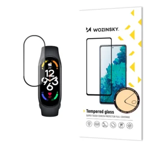 Wozinsky Full Glue Xiaomi Mi Band 7 black apsauginis stiklas